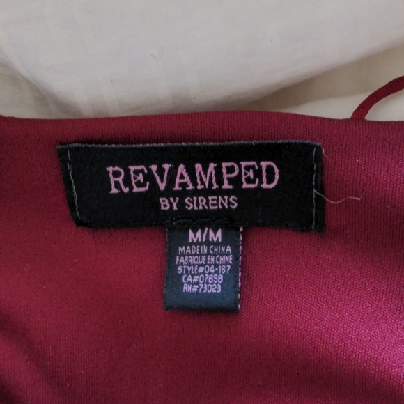 Maroon lace crop tank - Picture 4 of 4